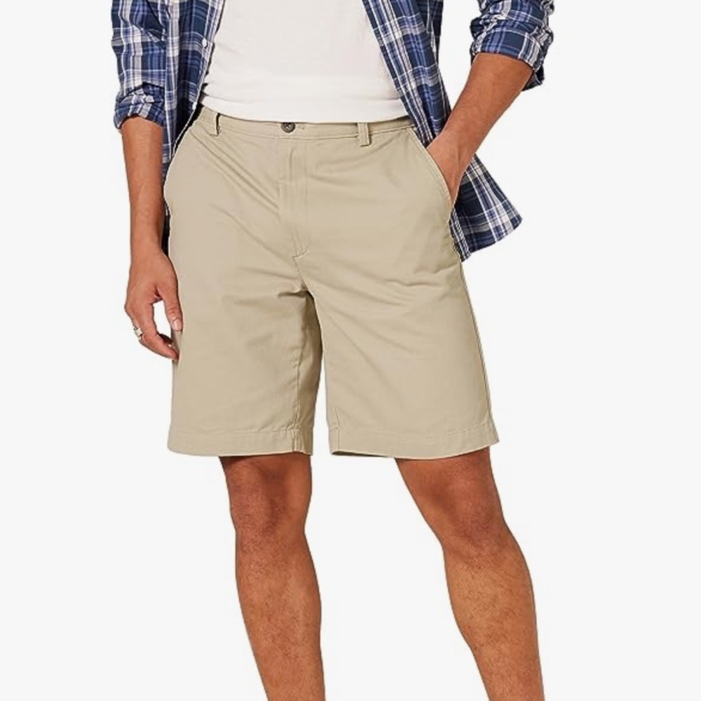 Goodthreads Men’s Slim Fit Khaki Tan Chino Shorts